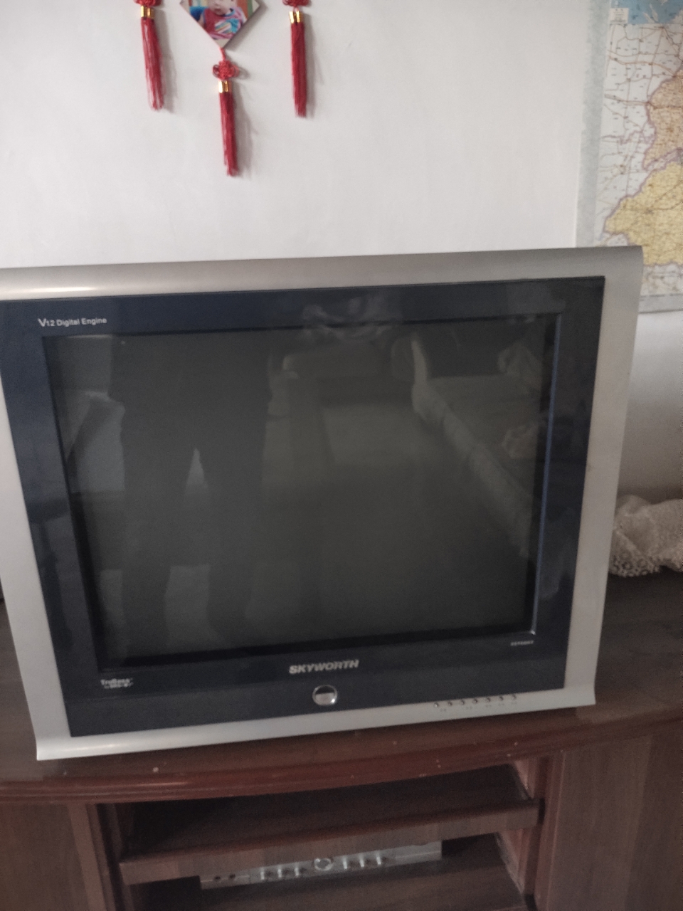 创维老式电视机被锁图片